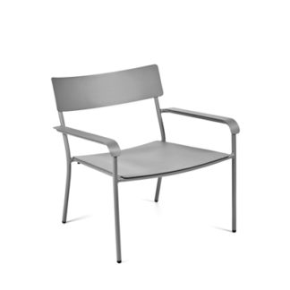 Augustaugust - loungestoel - aluminium grijs