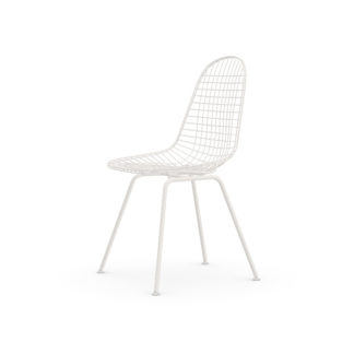Wire Chair DKXDKX stoel - zit en onderstel wit 04 poedercoating