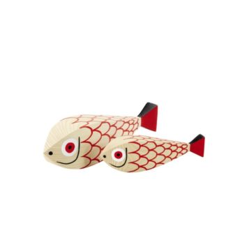 Wooden Doll Mother Fish & Childwooden doll, mother fish & child