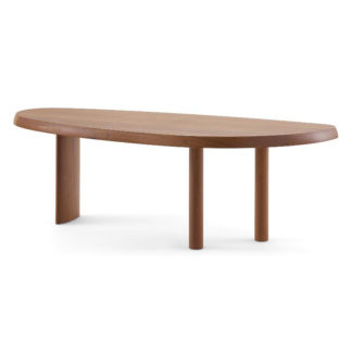Table en forme libreTafel "Table en forme libre", massief mahonie
