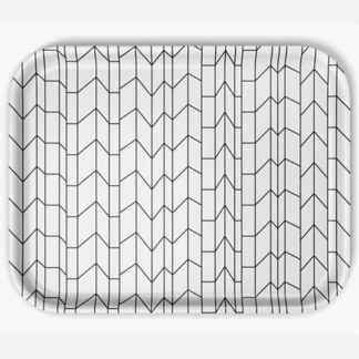 Classic Tray Graph large Classic Tray Graph Graph large grafisch design in zwart, witLEVERTIJD: 3 werkdagen