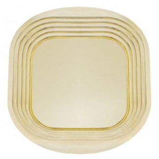 Form Tray SquareForm Tray Square goud Tray stamped from a solid sheet of brass, polished then dipped in gold wash.LEVERTIJD: 3 werkdagen