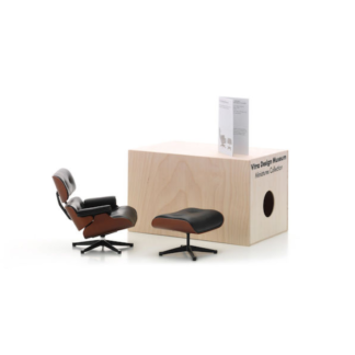 Miniatures Collection: Eames Lounge chaireames lounge & ottoman, mini LEVERTIJD: 3 werkdagen