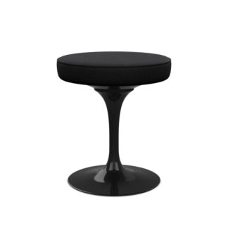 Tulip Chairtulip chair - krukje - draaibaar - basis zwart - bekleding in stof tonus 128 blackLEVERTIJD: 10 weken