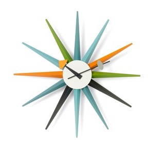 Sunburst ClockSunburst clock - multicolorLEVERTIJD: 2 weken