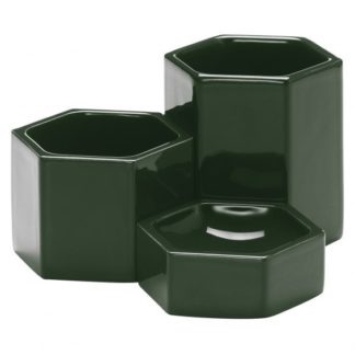 Hexagonal ContainersHexagonal Containers - dark green LEVERTIJD: 3 werkdagen